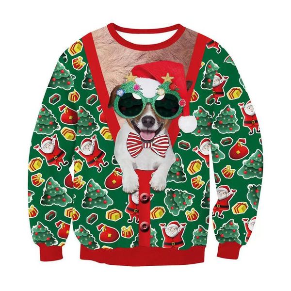 men's sweaters ugly christmas couples funny cute dog cartoon chest hair 3d print xmas jumper vacation family man pullovers, White;black
men's sweaters ugly christmas couples funny cute dog cartoon chest hair 3d print xmas jumper vacation family man pullovers, White;black