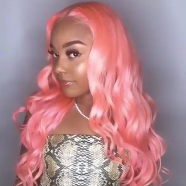 pink long body wave lace frontal synthetic hair wigs with baby hair glueless preplucked heat resistant fiber foor black women
pink long body wave lace frontal synthetic hair wigs with baby hair glueless preplucked heat resistant fiber foor black women
