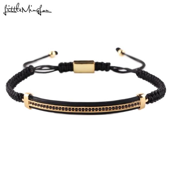 charm bracelets little minglou 2021 luxury cz black zircon long tubes macrame men & bangles for jewelry, Golden;silver
charm bracelets little minglou 2021 luxury cz black zircon long tubes macrame men & bangles for jewelry, Golden;silver
