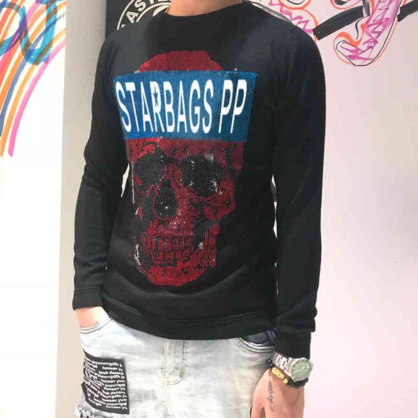 men's sweaters italy starbag pp male shirt 2021 winter around the neck tight long sleeve wool wool, skull drill, counter, White;black
men's sweaters italy starbag pp male shirt 2021 winter around the neck tight long sleeve wool wool, skull drill, counter, White;black