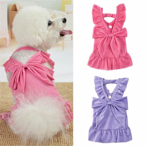 dog apparel lovely pet sling dress cat puppy spring summer bowknot princess clothes
dog apparel lovely pet sling dress cat puppy spring summer bowknot princess clothes