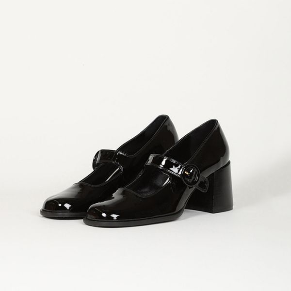 sandals womans new mary janes shoes genuine leather square heel shallow pumps retro buckle round toe strap lady footwear u, Black
sandals womans new mary janes shoes genuine leather square heel shallow pumps retro buckle round toe strap lady footwear u, Black