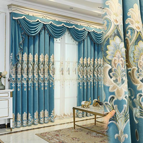 curtain & drapes american european style luxury chenille solid color stitching thickened high blackout curtains for living room bedroom
curtain & drapes american european style luxury chenille solid color stitching thickened high blackout curtains for living room bedroom