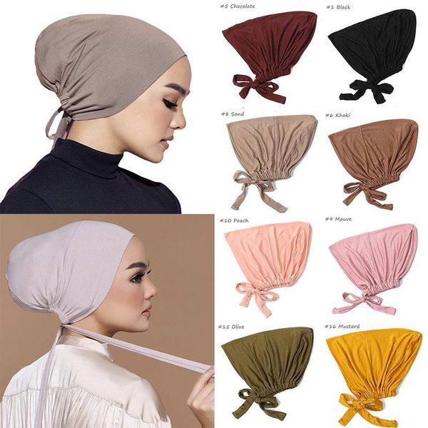 beanie/skull caps fashion muslim woman inner hijabs solid elastic adjustable knotted headscarf hair loss chemo cap accessories, Blue;gray
beanie/skull caps fashion muslim woman inner hijabs solid elastic adjustable knotted headscarf hair loss chemo cap accessories, Blue;gray