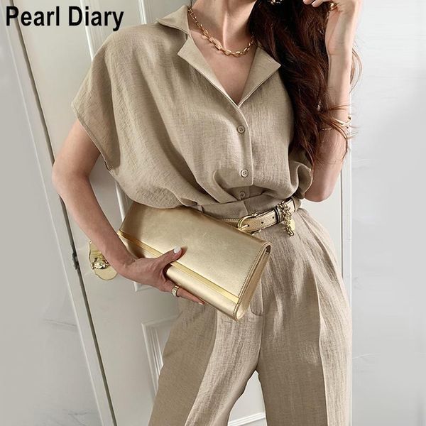 women's two piece pants vintage office lady sets women short sleeve shirt and high waist long suits summer casual 2 ensemble femme, White
women's two piece pants vintage office lady sets women short sleeve shirt and high waist long suits summer casual 2 ensemble femme, White