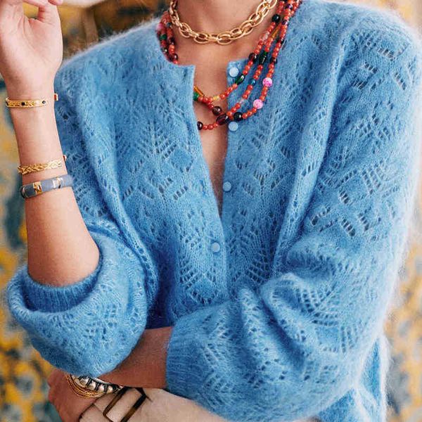 women's sweaters sweaters white blue yellow knitted sweater hollow out o-neck single breasted long sleeve retro autumn female knit car, White;black
women's sweaters sweaters white blue yellow knitted sweater hollow out o-neck single breasted long sleeve retro autumn female knit car, White;black