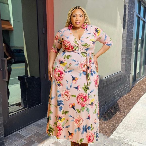 plus size dresses women clothing maxi dress long sleeve with lace up ladies vintage floral elegant wholesale drop, Black
plus size dresses women clothing maxi dress long sleeve with lace up ladies vintage floral elegant wholesale drop, Black