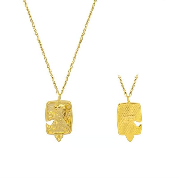 pendant necklaces stainless steel temperament lion necklace plated gold collar chain gift for women bohemian 2021 fashion jewellery, Silver
pendant necklaces stainless steel temperament lion necklace plated gold collar chain gift for women bohemian 2021 fashion jewellery, Silver