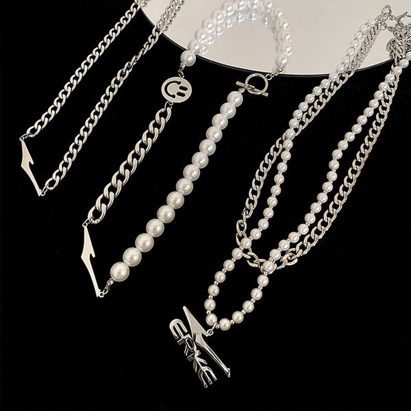 hip hop fashion design pearl smiling face geometric letter necklace korean version simple personality trendy temperament pendant, Silver
hip hop fashion design pearl smiling face geometric letter necklace korean version simple personality trendy temperament pendant, Silver
