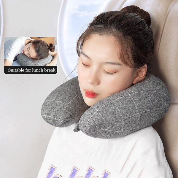 pillow british style soft u neck foam cushion cervical brace shoulder pain relax support massager device traction