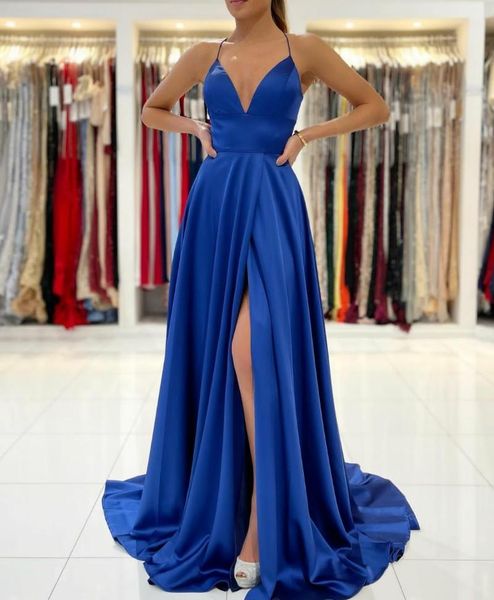 party dresses elegant long v-neck satin evening with pockets a-line floor length side slit corset back formal dress for women, White;black
party dresses elegant long v-neck satin evening with pockets a-line floor length side slit corset back formal dress for women, White;black