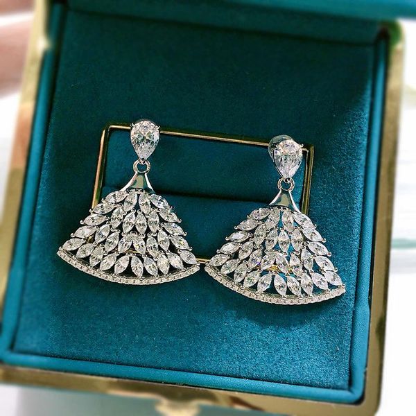 dangle & chandelier luxury 100% 925 sterling silver created princess dress high carbon diamond drop earrings for women wedding party fine jw
dangle & chandelier luxury 100% 925 sterling silver created princess dress high carbon diamond drop earrings for women wedding party fine jw