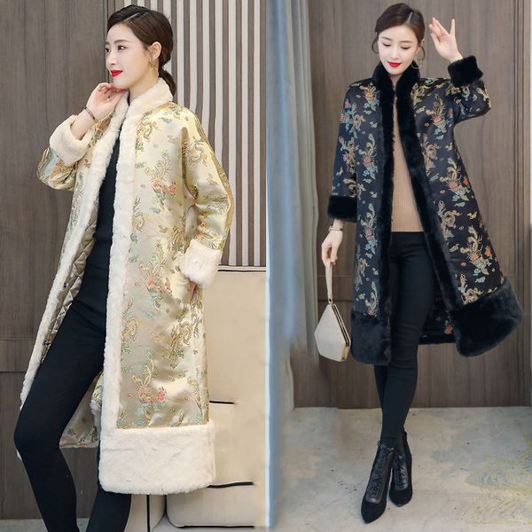 chinese style ethnic clothing long sleeve winter fleece warm thick improve tang suit qipao asian elegant cheongsam dress vintage oriental co, Red
chinese style ethnic clothing long sleeve winter fleece warm thick improve tang suit qipao asian elegant cheongsam dress vintage oriental co, Red