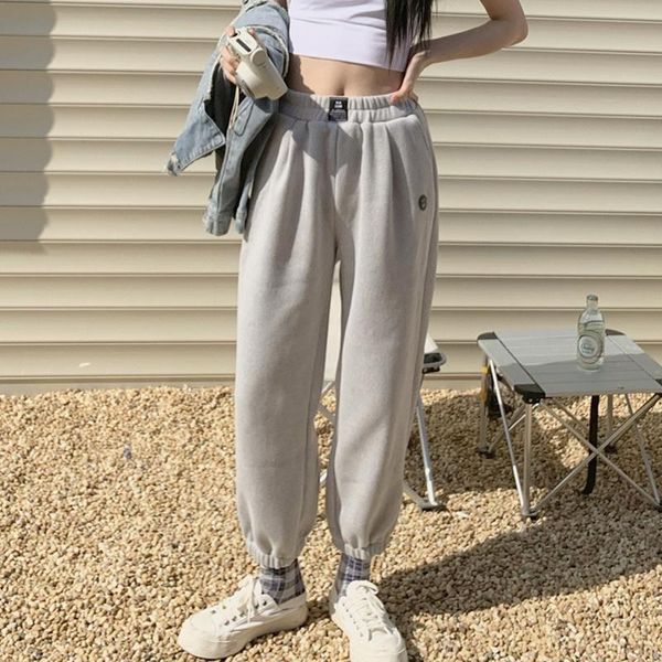 women's pants & capris grey plush sweatpants autumn winter leggings 2021 small high waist loose casual rac, Black;white
women's pants & capris grey plush sweatpants autumn winter leggings 2021 small high waist loose casual rac, Black;white
