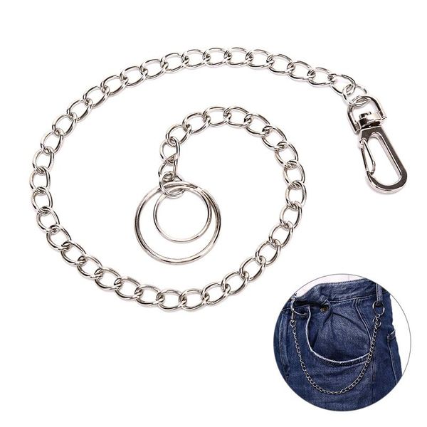 keychains 42cm personality waist chain punk hip hop rock pants metal key ring buckle men women bag trinket pendant, Silver
keychains 42cm personality waist chain punk hip hop rock pants metal key ring buckle men women bag trinket pendant, Silver