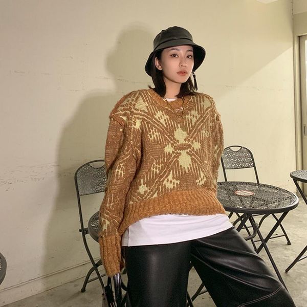 women's sweaters high street chic design women winter o-neck pullover hollow retro contrast 3d jacquard sweater tide clothes coat wz3f, White;black
women's sweaters high street chic design women winter o-neck pullover hollow retro contrast 3d jacquard sweater tide clothes coat wz3f, White;black