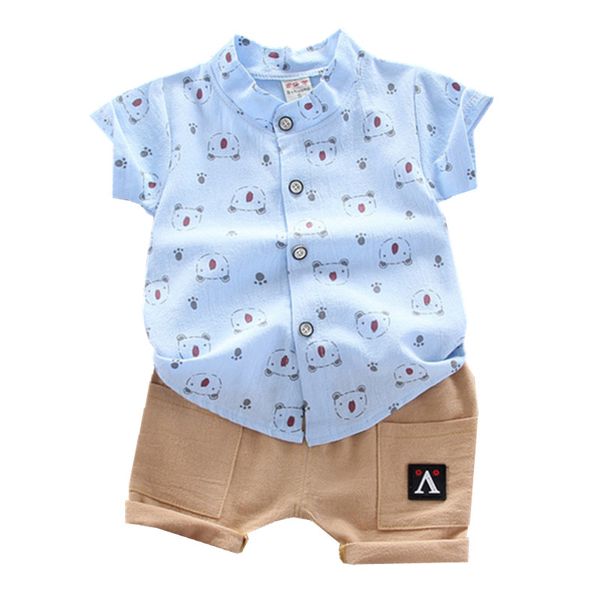 summer 2021 new childrens suit boy clothes printed round neck cartoon shirt + shorts boy sets 2 pieces, White
summer 2021 new childrens suit boy clothes printed round neck cartoon shirt + shorts boy sets 2 pieces, White