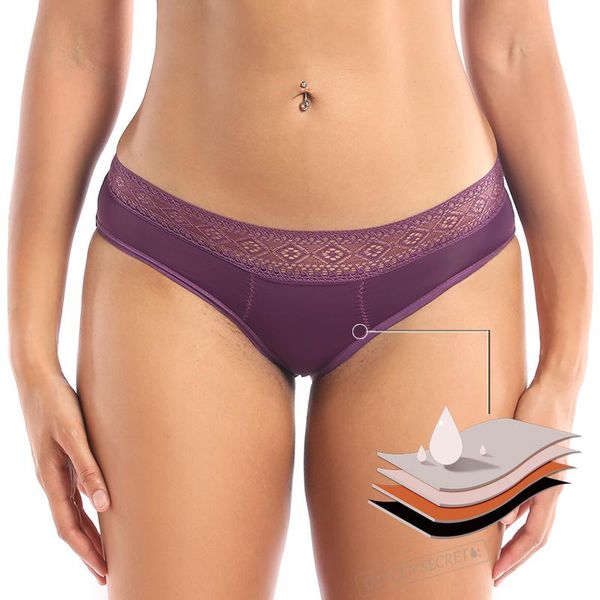 women's panties women physiological 4-layers leakproof menstrual underwear lace absorbent undies waterproof underpants drop, Black;pink
women's panties women physiological 4-layers leakproof menstrual underwear lace absorbent undies waterproof underpants drop, Black;pink
