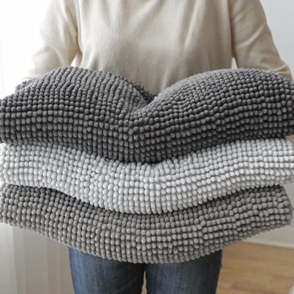 pure color bathroom carpet simple chenille absorbent non-slip living room decoration large 50x80 light gray black carpets
pure color bathroom carpet simple chenille absorbent non-slip living room decoration large 50x80 light gray black carpets