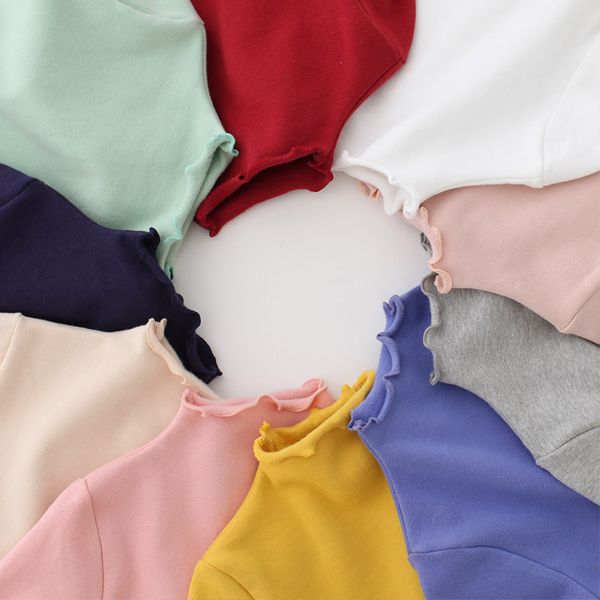 2021 spring autumn 2 3 4 6 8 10 years childrens candy solid color long sleeve high neck basic turtleneck t-shirt for kids girls, White;black
2021 spring autumn 2 3 4 6 8 10 years childrens candy solid color long sleeve high neck basic turtleneck t-shirt for kids girls, White;black