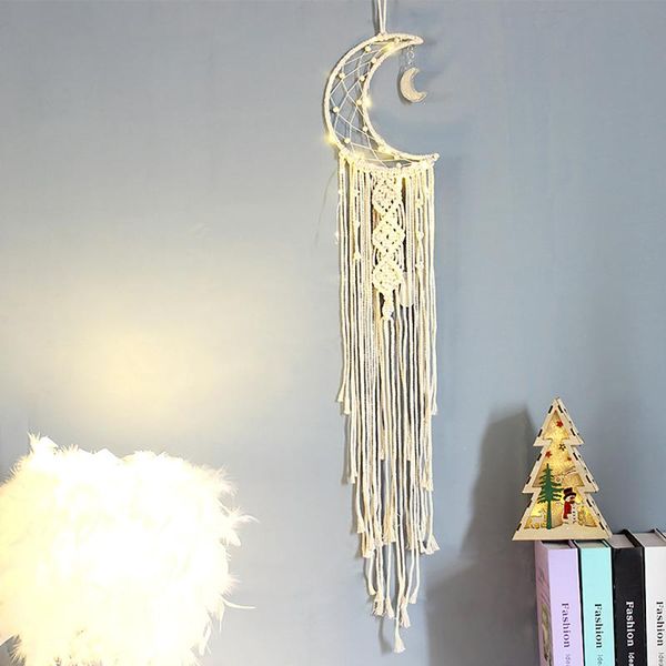 moon dreamcatcher macrame cotton woven bohemian wall hanging tapestry pendant for bedroom living room decorations 2021 #n4 decorative object
moon dreamcatcher macrame cotton woven bohemian wall hanging tapestry pendant for bedroom living room decorations 2021 #n4 decorative object