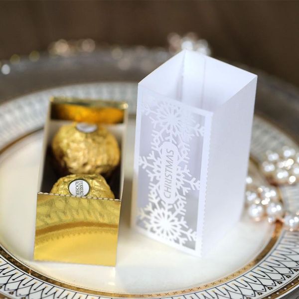 gift wrap 5/10pcs christmas snowflake laser cut hollow candy dragee box wedding party cupcake chocolate cake boxes and packaging
gift wrap 5/10pcs christmas snowflake laser cut hollow candy dragee box wedding party cupcake chocolate cake boxes and packaging