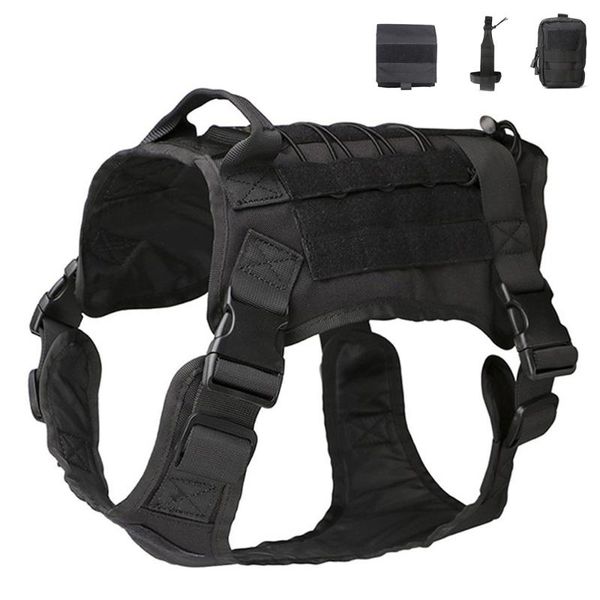 dog collars & leashes 1000d nylon k9 harness military hunting service no pull vest for pet big molle bag water bottle carrier bags
dog collars & leashes 1000d nylon k9 harness military hunting service no pull vest for pet big molle bag water bottle carrier bags