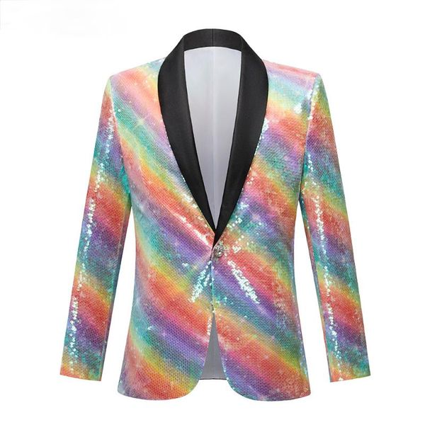 men's suits & blazers fashion exquisite colorful sequins performance dresses nightclubs clothing host of ceremonies, White;black
men's suits & blazers fashion exquisite colorful sequins performance dresses nightclubs clothing host of ceremonies, White;black