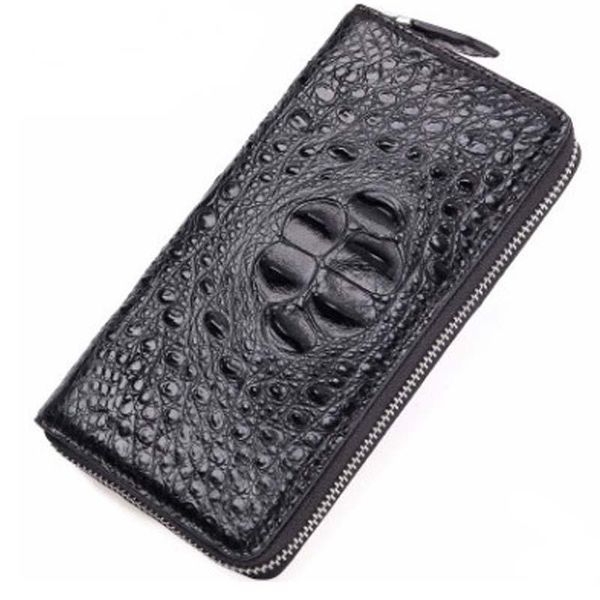 wallets linshe true crocodile the head handbags fashion long zipper genuine leather wallet men hand bag, Red;black
wallets linshe true crocodile the head handbags fashion long zipper genuine leather wallet men hand bag, Red;black