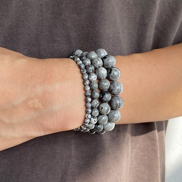 beaded, strands natural grey gray map stone beaded healing reiki bracelet friend jewelry gift fashion couple bracelets for men women wholesa, Black
beaded, strands natural grey gray map stone beaded healing reiki bracelet friend jewelry gift fashion couple bracelets for men women wholesa, Black