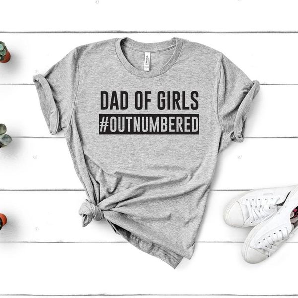 women's t-shirt dad of girls shirt fathers day funny couple tee family tee-shirt papa, White
women's t-shirt dad of girls shirt fathers day funny couple tee family tee-shirt papa, White