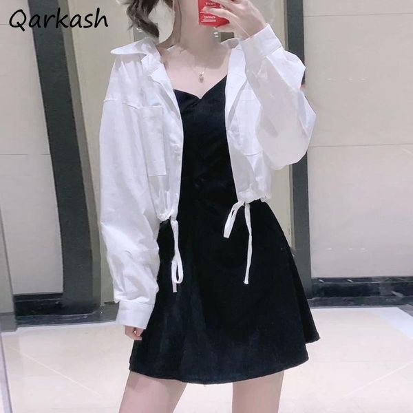 women's jackets basic women cropped pure color simple students leisure korean style spring long sleeve daily outwear female ins soft, Black;brown
women's jackets basic women cropped pure color simple students leisure korean style spring long sleeve daily outwear female ins soft, Black;brown