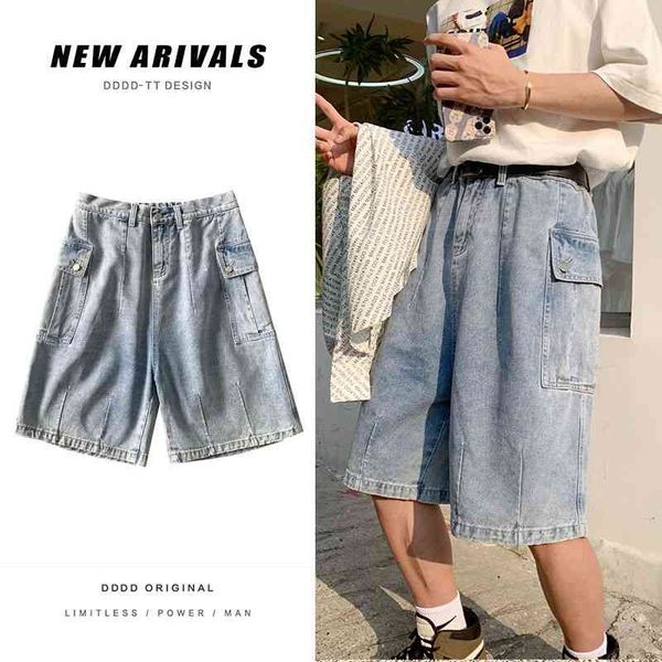men's shorts summer blue denim fashion retro pocket men streetwear loose hip-hop straight jeans mens s-5xl 532g, White;black
men's shorts summer blue denim fashion retro pocket men streetwear loose hip-hop straight jeans mens s-5xl 532g, White;black
