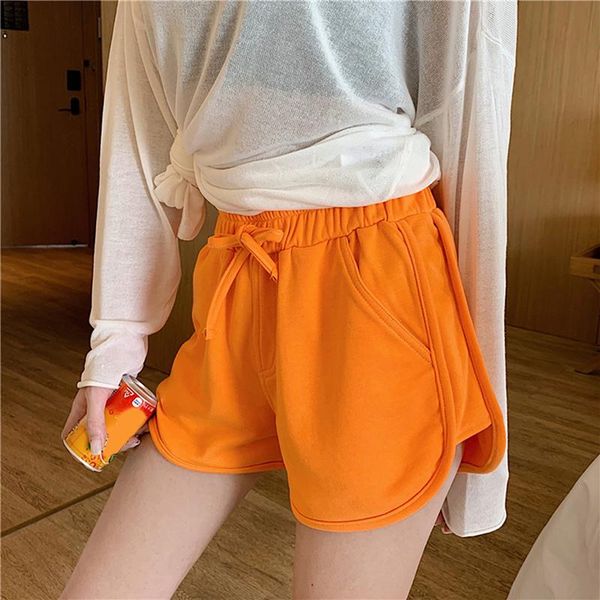 women's shorts 2021 summer solid color casual outdoor sports ladies elastic waist straps quick drying female, White;black
women's shorts 2021 summer solid color casual outdoor sports ladies elastic waist straps quick drying female, White;black