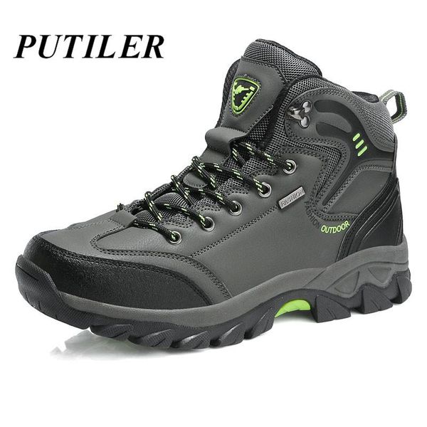 boots casual hiking shoes men ankle leather outdoor camping waterproof work tooling mens sneakers military army botas gray, Black
boots casual hiking shoes men ankle leather outdoor camping waterproof work tooling mens sneakers military army botas gray, Black