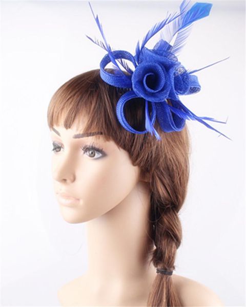 royal blue sinamay fascinators hats 3roses with feather flower headwear for wedding hair accessories bridal headpiece party
royal blue sinamay fascinators hats 3roses with feather flower headwear for wedding hair accessories bridal headpiece party