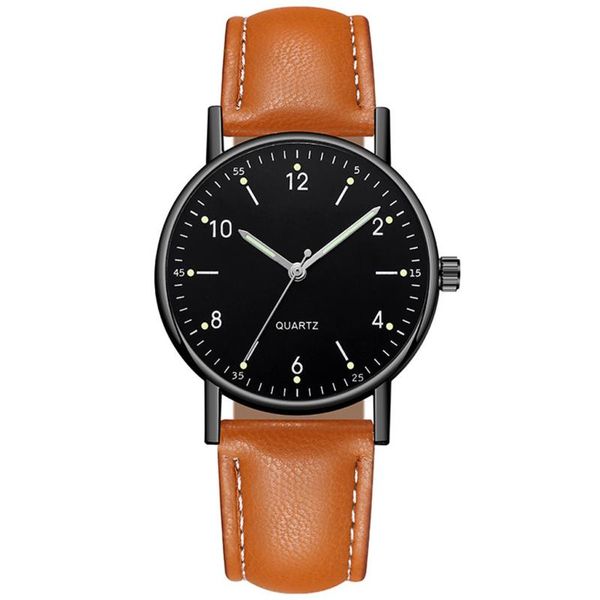 wristwatches 2021 women watches simple dial ladies creative steel business leather strap quartz wristwatch clock gift feminino montre femme*, Slivery;brown 
wristwatches 2021 women watches simple dial ladies creative steel business leather strap quartz wristwatch clock gift feminino montre femme*, Slivery;brown