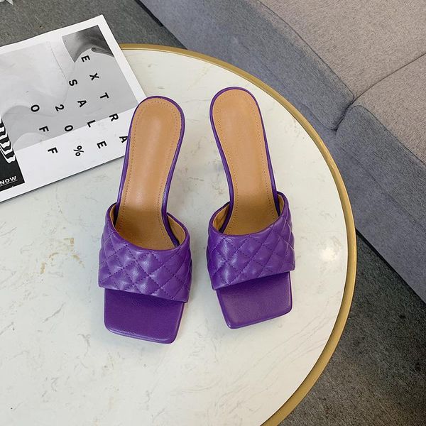 slippers 2021 square toe women peep med heel 9cm slides summer shoes embroidery mule massage outsole slipper flip flop, Black
slippers 2021 square toe women peep med heel 9cm slides summer shoes embroidery mule massage outsole slipper flip flop, Black