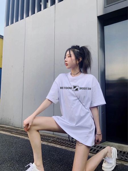 designer we11done tees thick plate printing letters round neck short sleeve t-shirt men and women couples tide brand euro size, White;black
designer we11done tees thick plate printing letters round neck short sleeve t-shirt men and women couples tide brand euro size, White;black