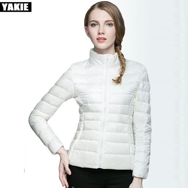fashion women winter 90% white down jackets warm stand collar slim coat and jacket female ladies snow outwear plus size 210519, Black
fashion women winter 90% white down jackets warm stand collar slim coat and jacket female ladies snow outwear plus size 210519, Black