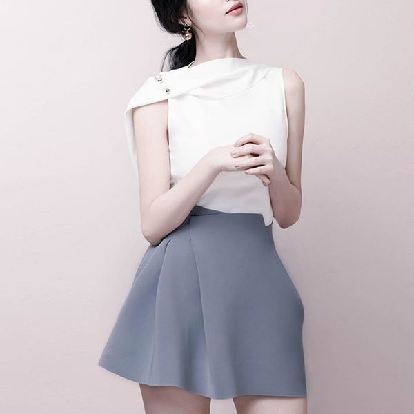 skirt summer 2 slice set female white no-sleeved short short film get out of the women's suit office two outfits piece 6a3m, Black
skirt summer 2 slice set female white no-sleeved short short film get out of the women's suit office two outfits piece 6a3m, Black