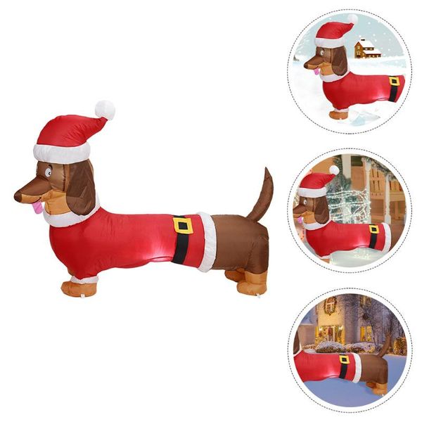 christmas decorations 1pc xmas dachshund adornment decorative inflatable yard ornament (plug)
christmas decorations 1pc xmas dachshund adornment decorative inflatable yard ornament (plug)