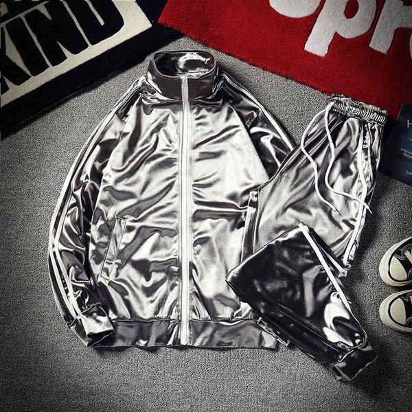 women's two piece pants women' spring and autumn large size fashio sports suit female korean of chiffon glossy silk baseball unifo, White
women's two piece pants women' spring and autumn large size fashio sports suit female korean of chiffon glossy silk baseball unifo, White