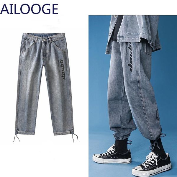 men's jeans male hip hop trousers men streetwear letter printed joggers spring mens fashions vintage cargo denim pants, Blue
men's jeans male hip hop trousers men streetwear letter printed joggers spring mens fashions vintage cargo denim pants, Blue