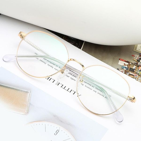 fashion sunglasses frames retro metal glasses frame comfortable personality foot cover irregular trend flat mirror., Black
fashion sunglasses frames retro metal glasses frame comfortable personality foot cover irregular trend flat mirror., Black