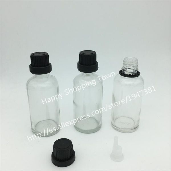 30ml clear glass bottle with dropper and tamper evident black lid, screw on essential oil wholesale storage bottles & jars
30ml clear glass bottle with dropper and tamper evident black lid, screw on essential oil wholesale storage bottles & jars