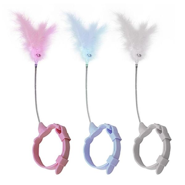 cat toys 3pcs multicolor wand toy funny fake feather teaser chaser with collar pet products
cat toys 3pcs multicolor wand toy funny fake feather teaser chaser with collar pet products