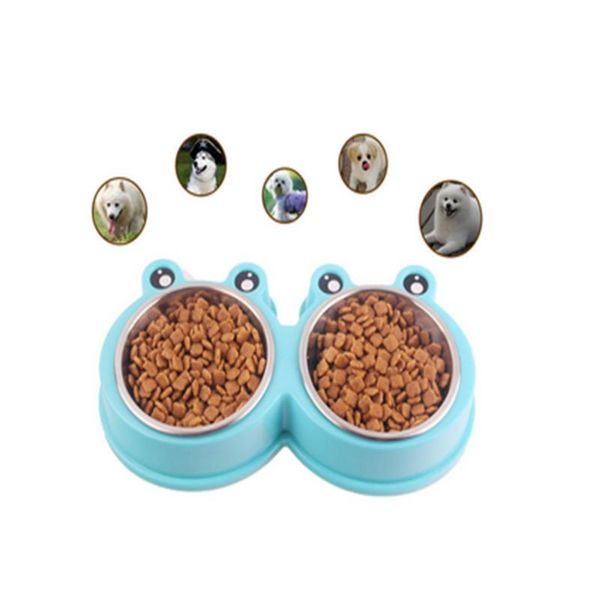 pet bowl plastic double stainless steel feeder cat dog basin supplies bowls & feeders
pet bowl plastic double stainless steel feeder cat dog basin supplies bowls & feeders