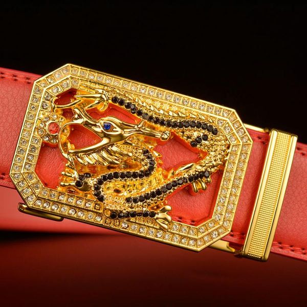 belts men's red belt fashion automatic buckle casual tiger personality designer snake leather, Black;brown
belts men's red belt fashion automatic buckle casual tiger personality designer snake leather, Black;brown