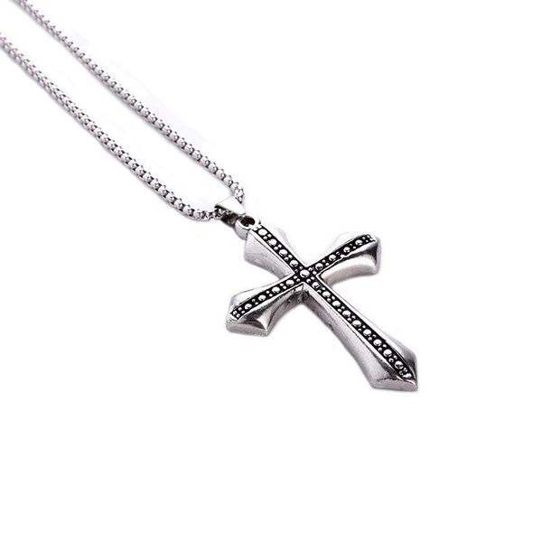 pendant necklaces simple cross necklace men retro punk hip hop club accessories bar party jewelry holiday gifts daily wear, Silver
pendant necklaces simple cross necklace men retro punk hip hop club accessories bar party jewelry holiday gifts daily wear, Silver